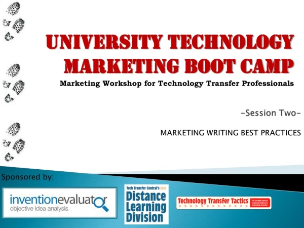 - Session Two- MARKETING WRITING BEST PRACTICES