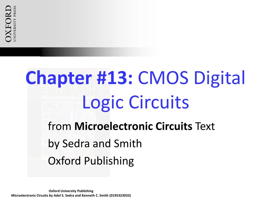 chapter 13 cmos digital logic circuits