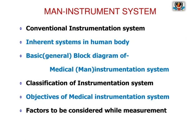 MAN-INSTRUMENT SYSTEM