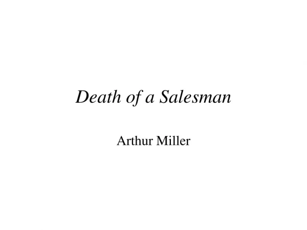 Death of a Salesman