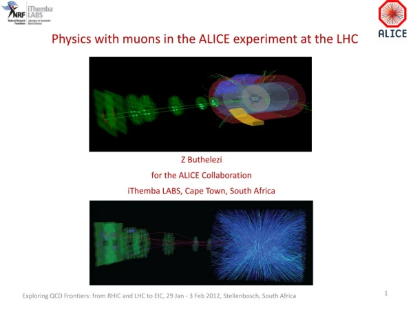 Physics with  muons  in the ALICE experiment at the LHC