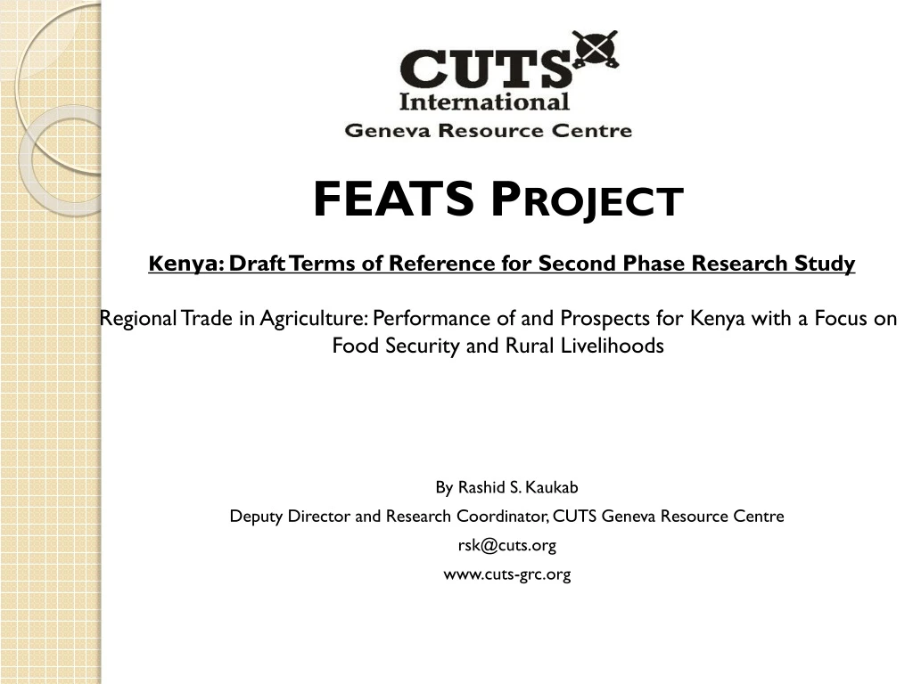 feats project kenya draft terms of reference