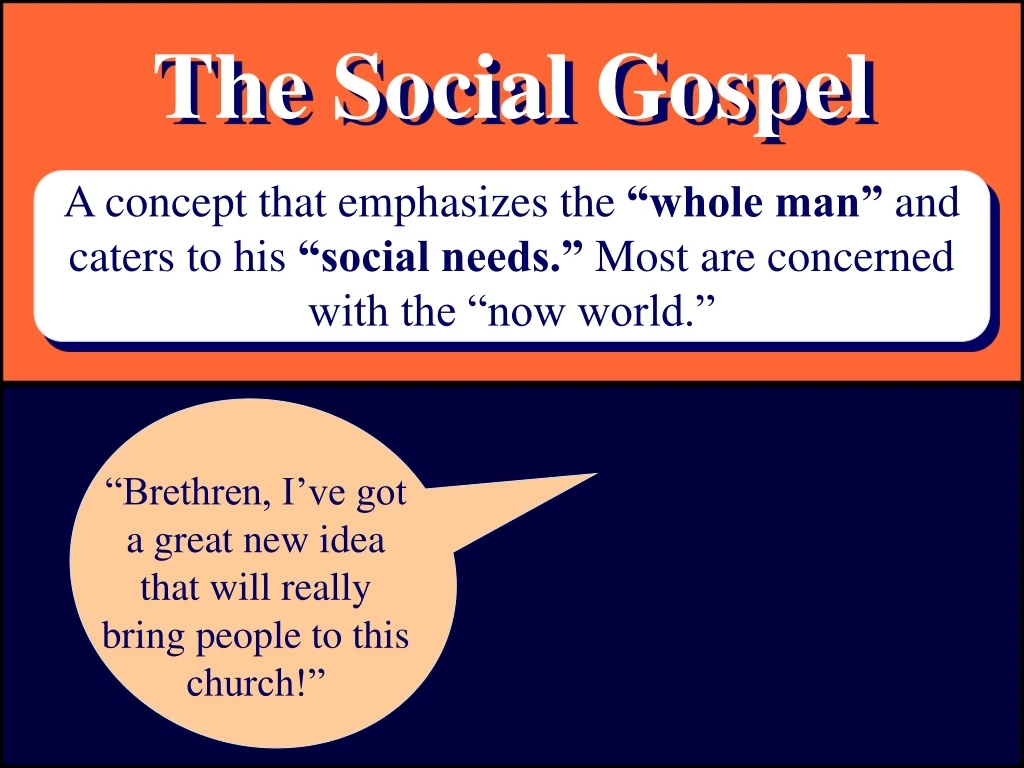 the social gospel