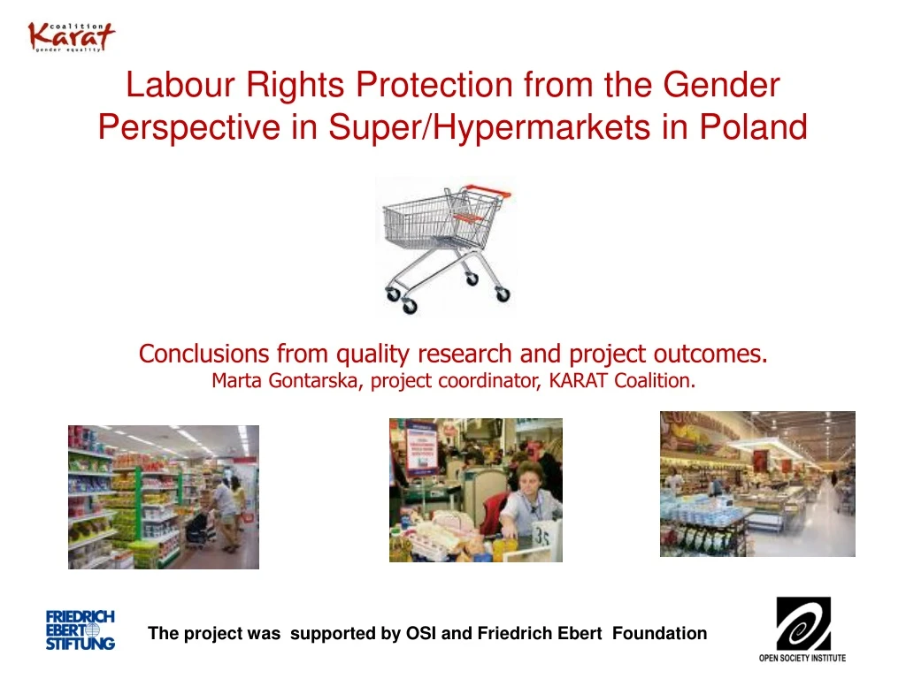 labour rights protection from the gender perspective in super hypermarkets in poland