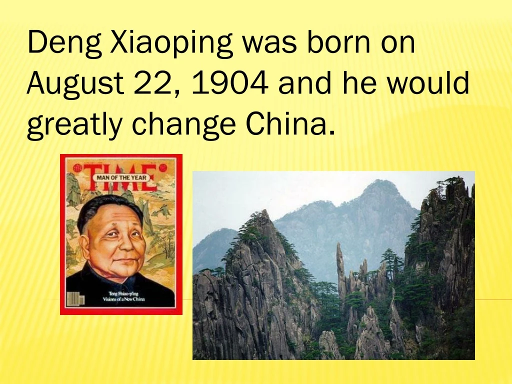 deng xiaoping was born on august 22 1904