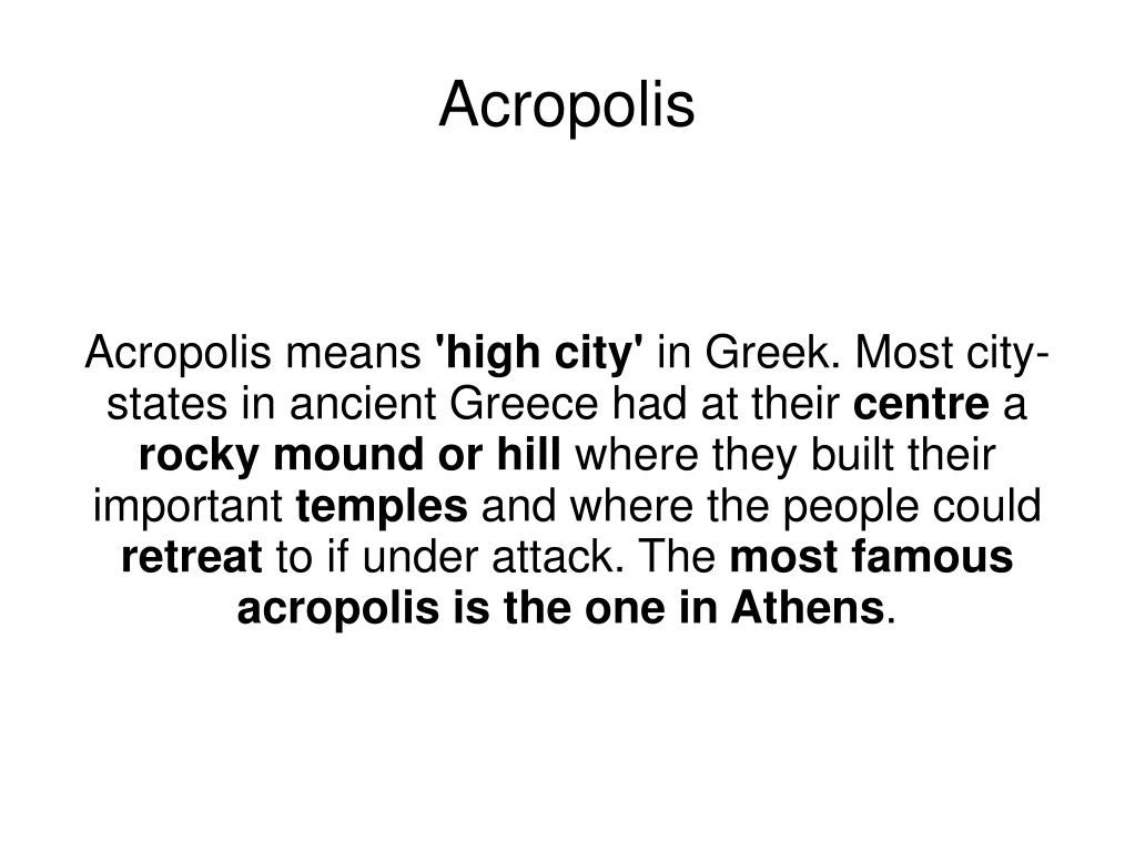 acropolis