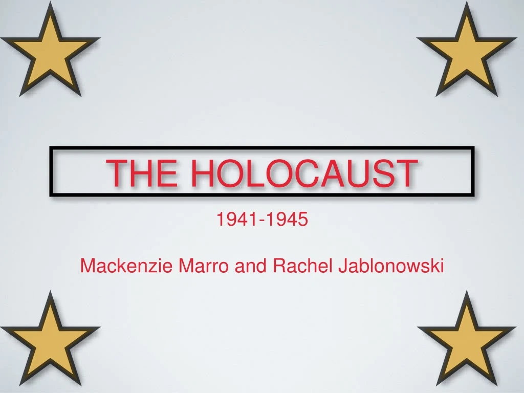 the holocaust