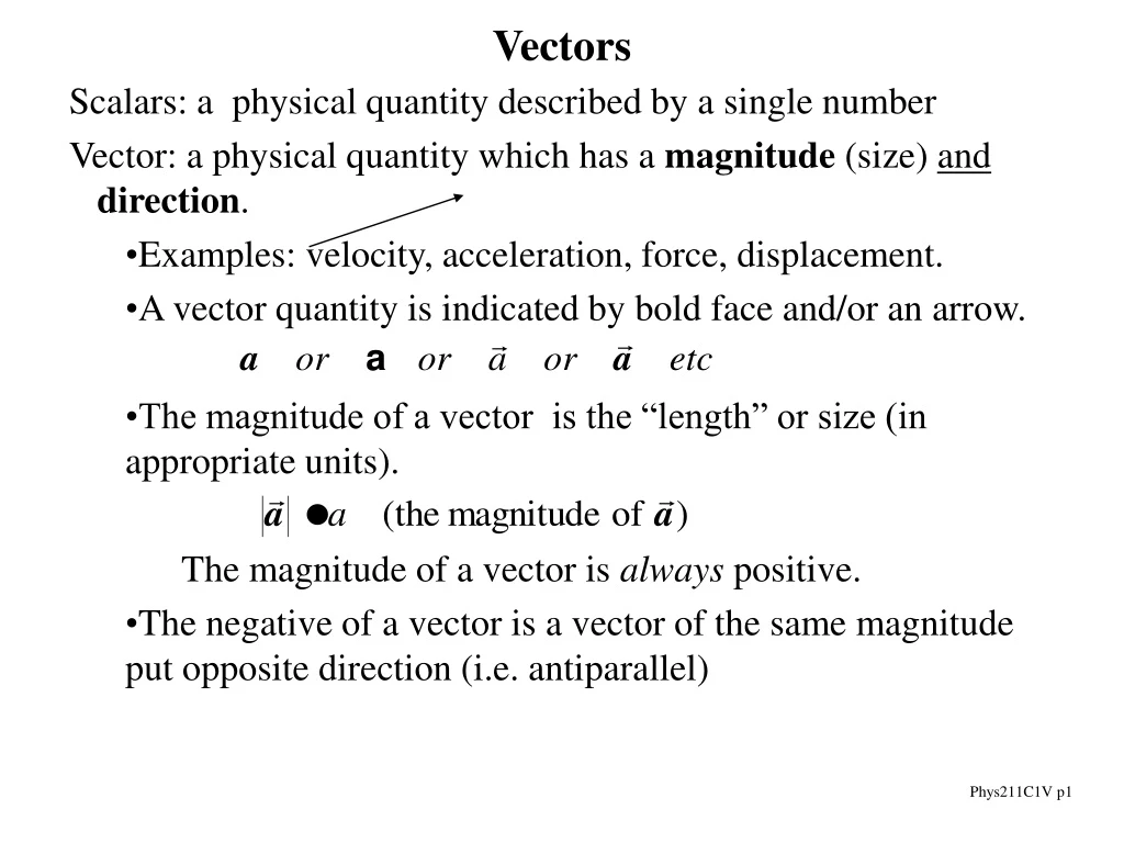 vectors