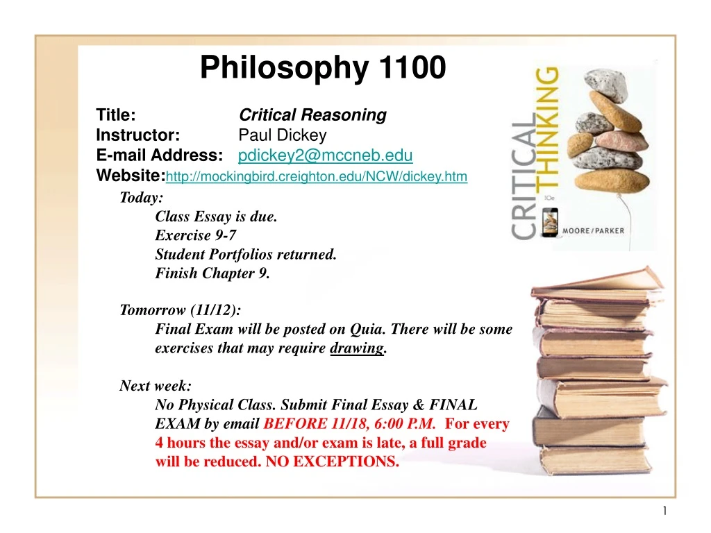 philosophy 1100