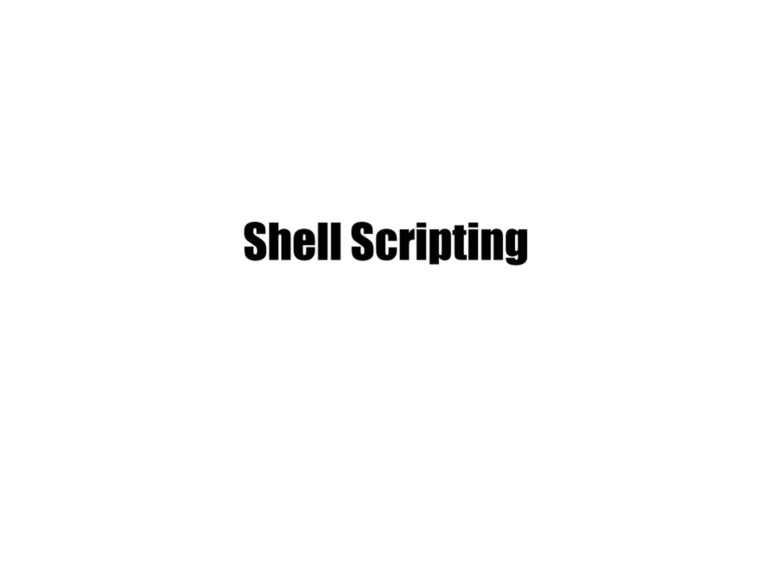 Introduction to Shell Scripting: Features, Usage, and Examples - slide 1