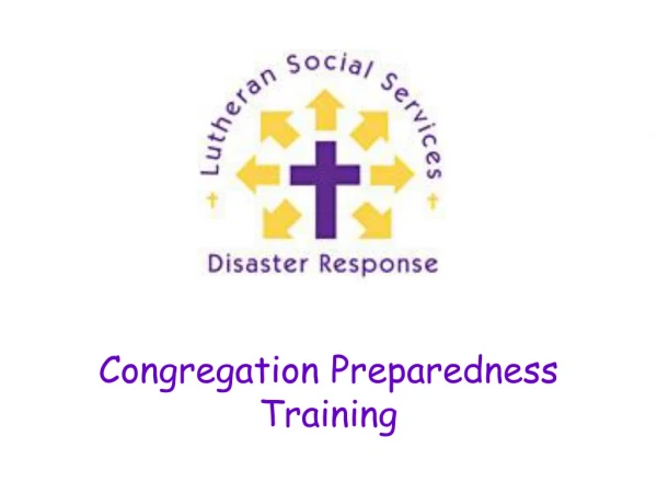 Congregation Preparedness Training