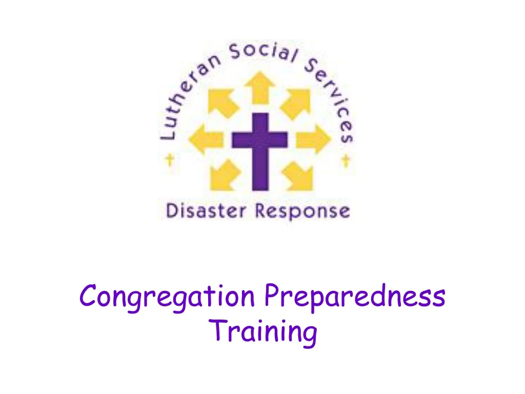 congregation preparedness training
