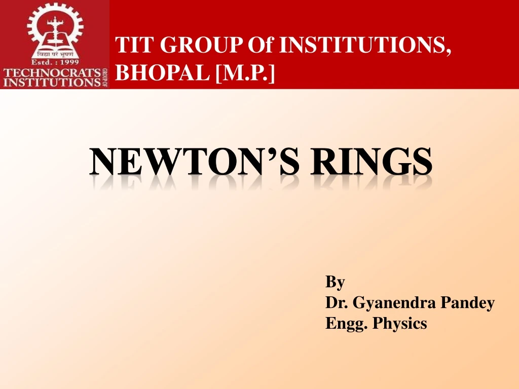To determine the radius of curvature of a plano-convex lens using Newton's  rings method