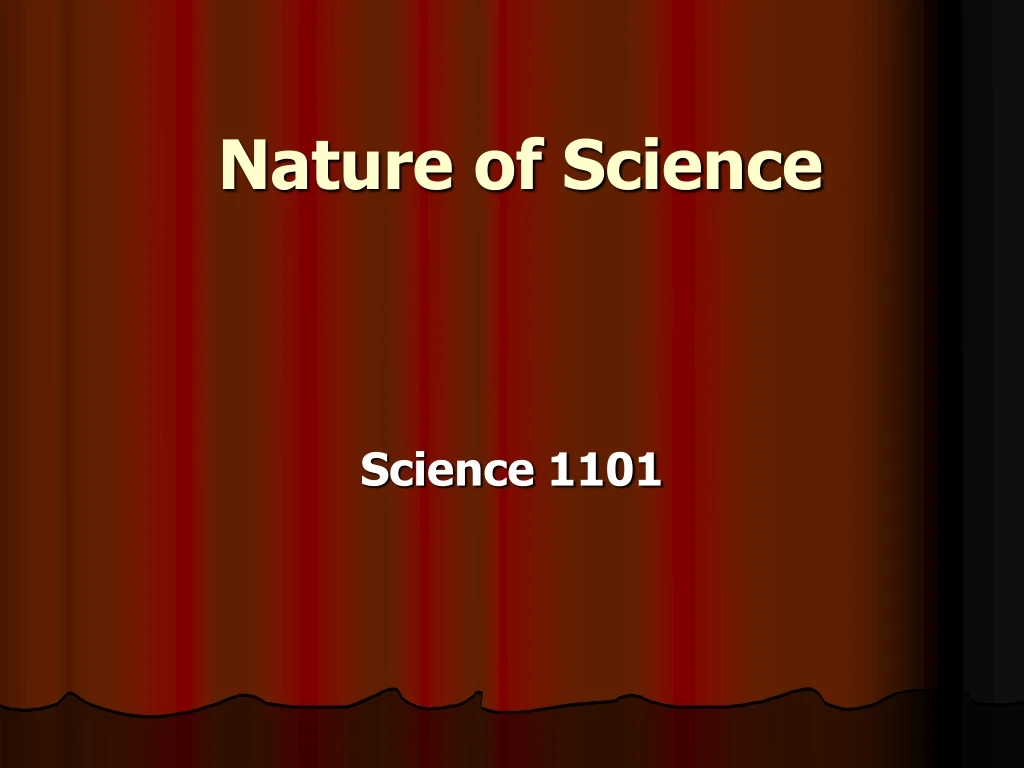 nature of science