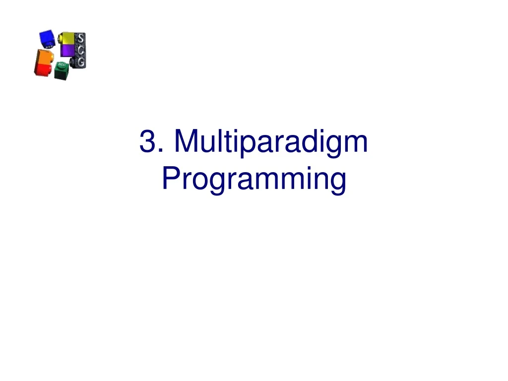 3 multiparadigm programming