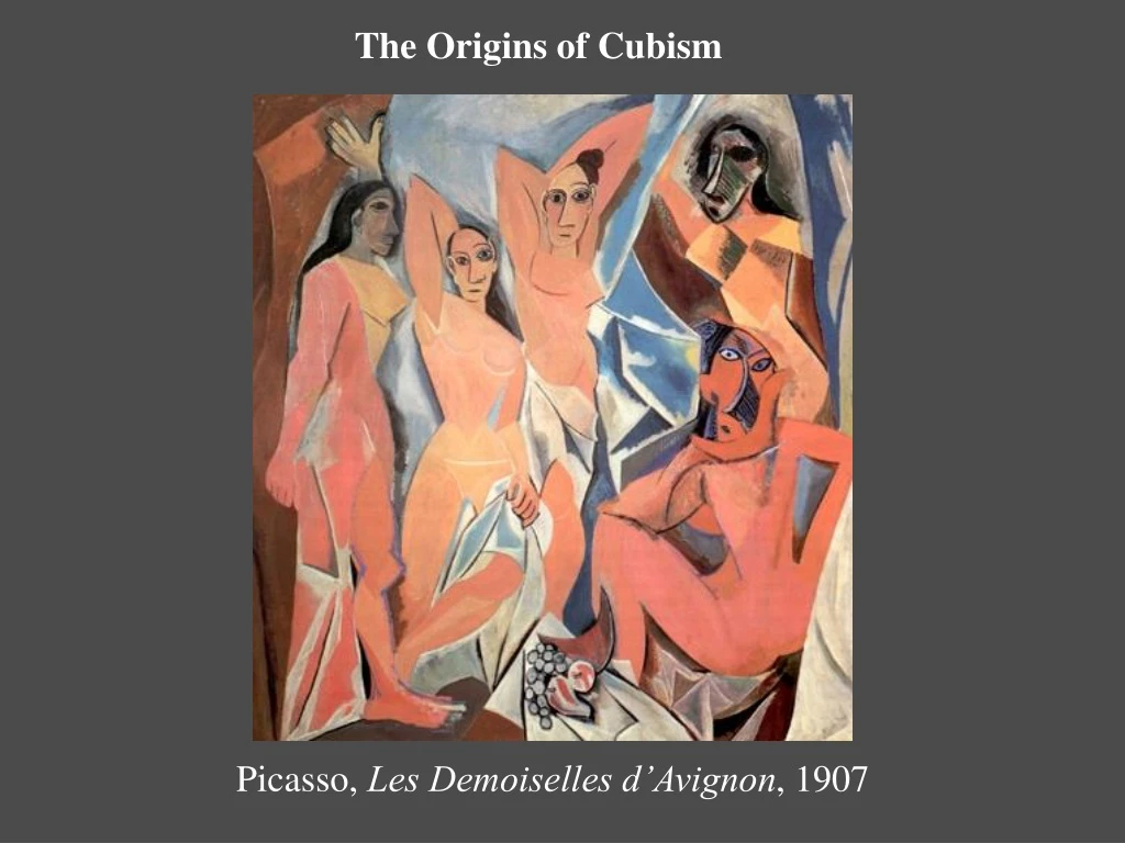 the origins of cubism
