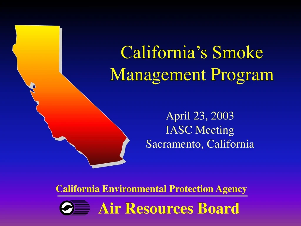 california environmental protection agency