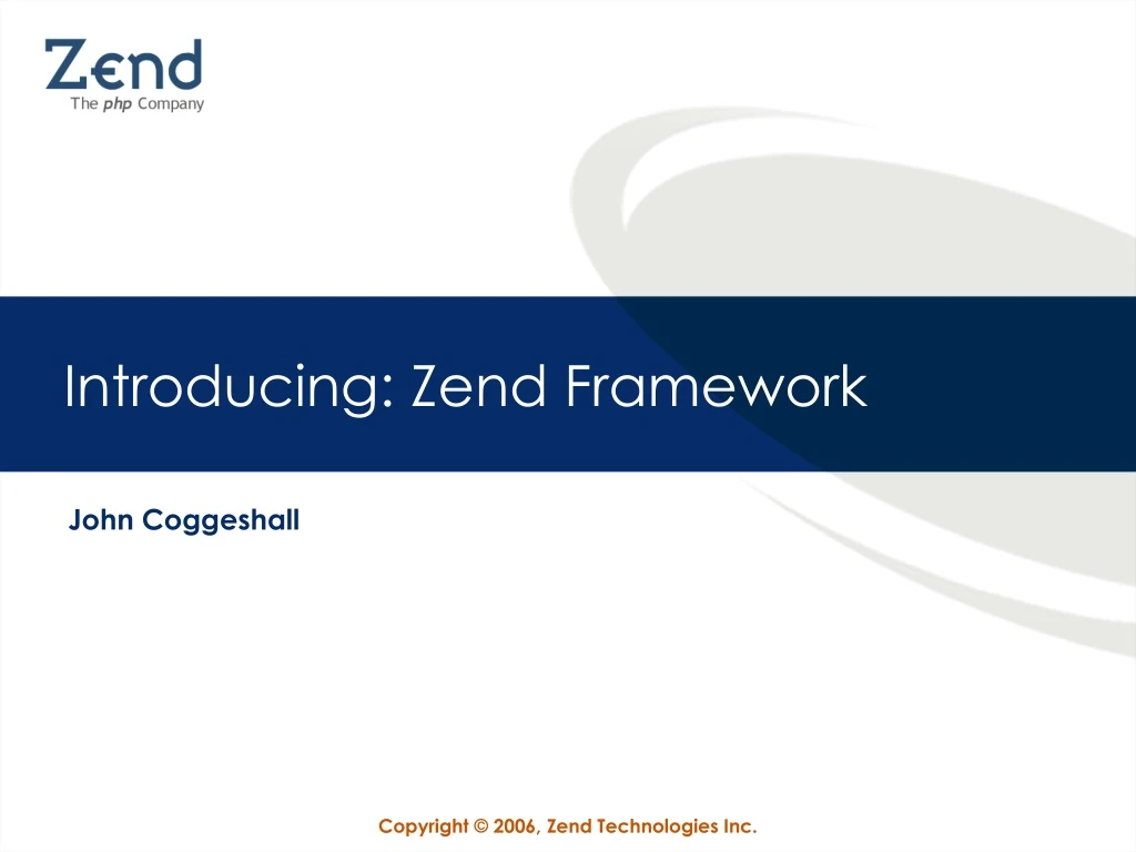 introducing zend framework