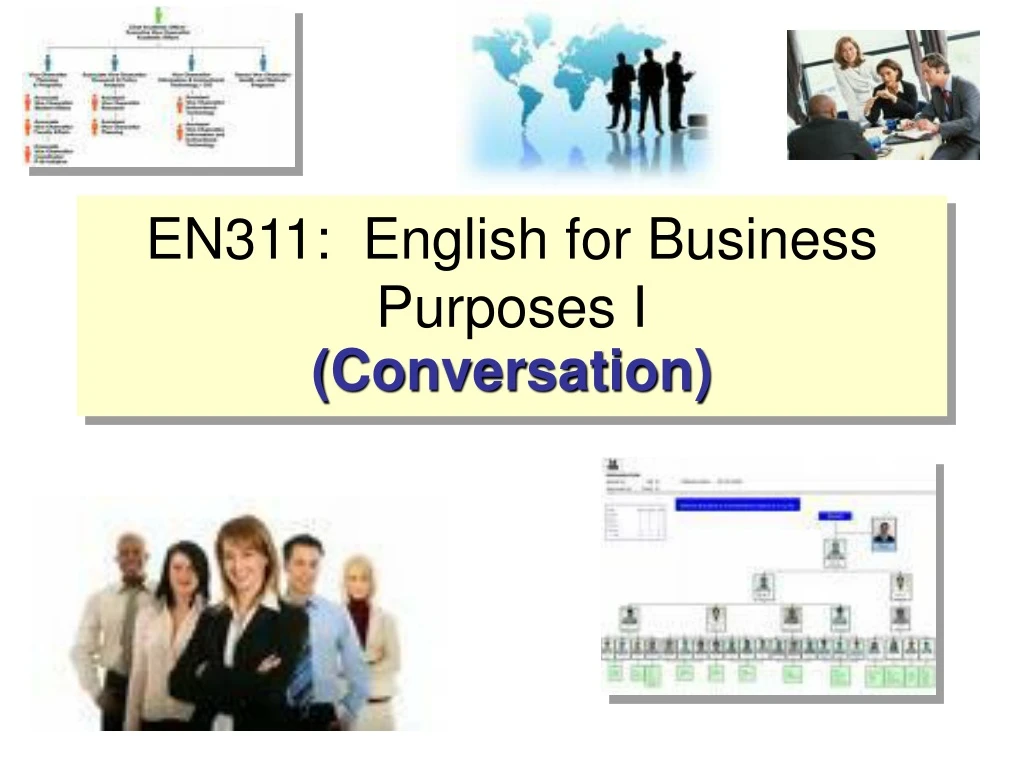 en311 english for business purposes i conversation