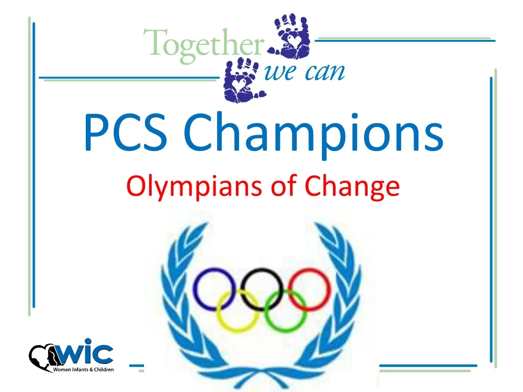 pcs champions olympians of change