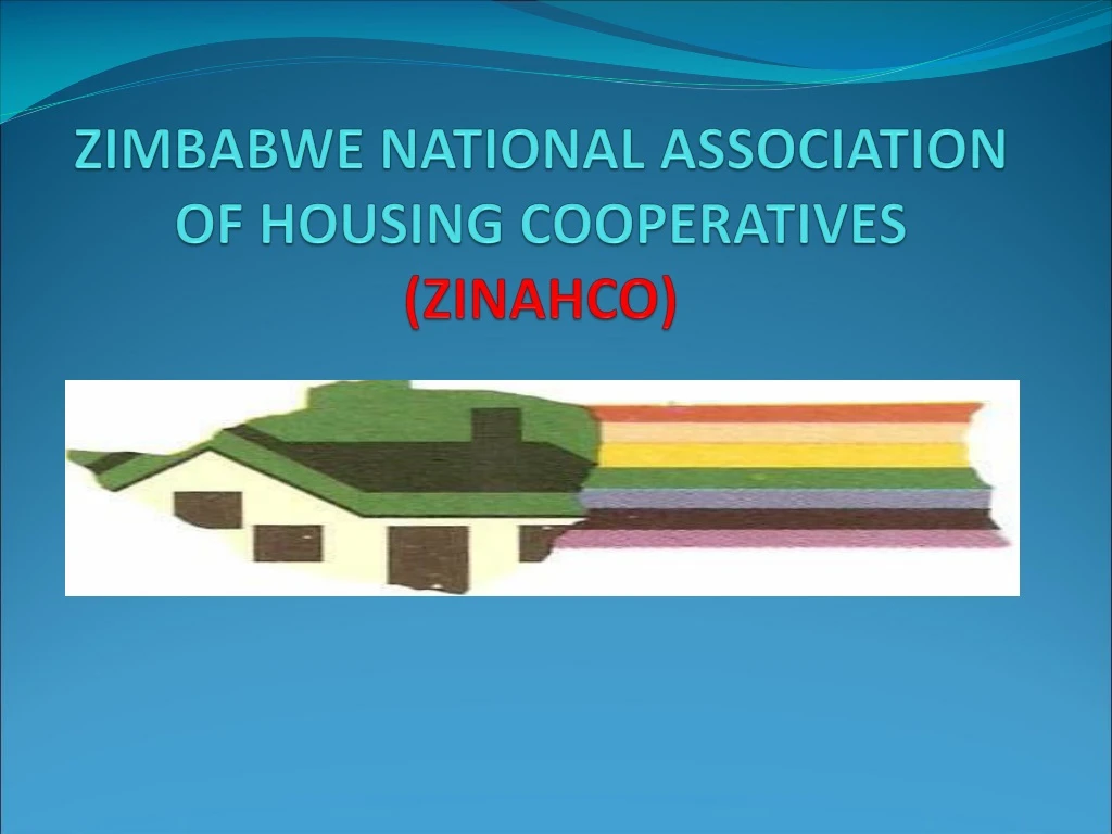 zimbabwe national association of housing cooperatives zinahco