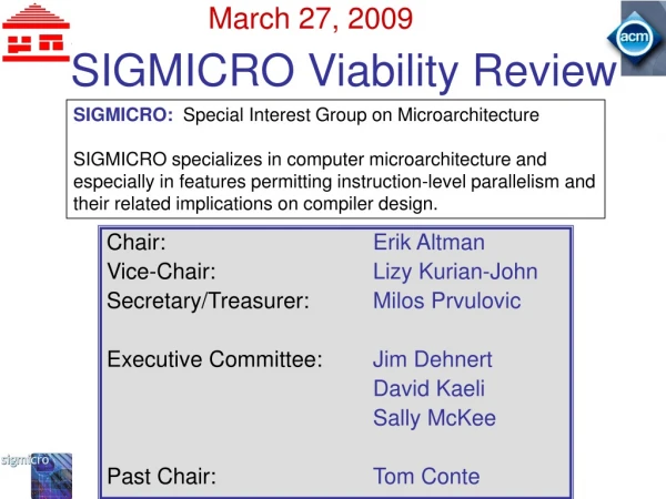 SIGMICRO Viability Review