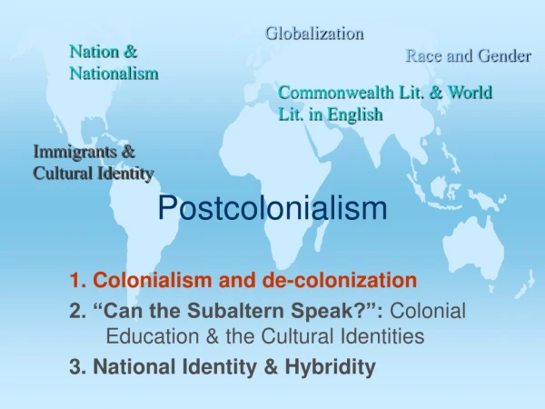 Postcolonialism