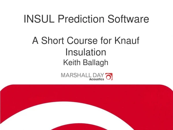 INSUL Prediction Software