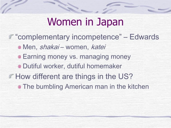 Women in Japan