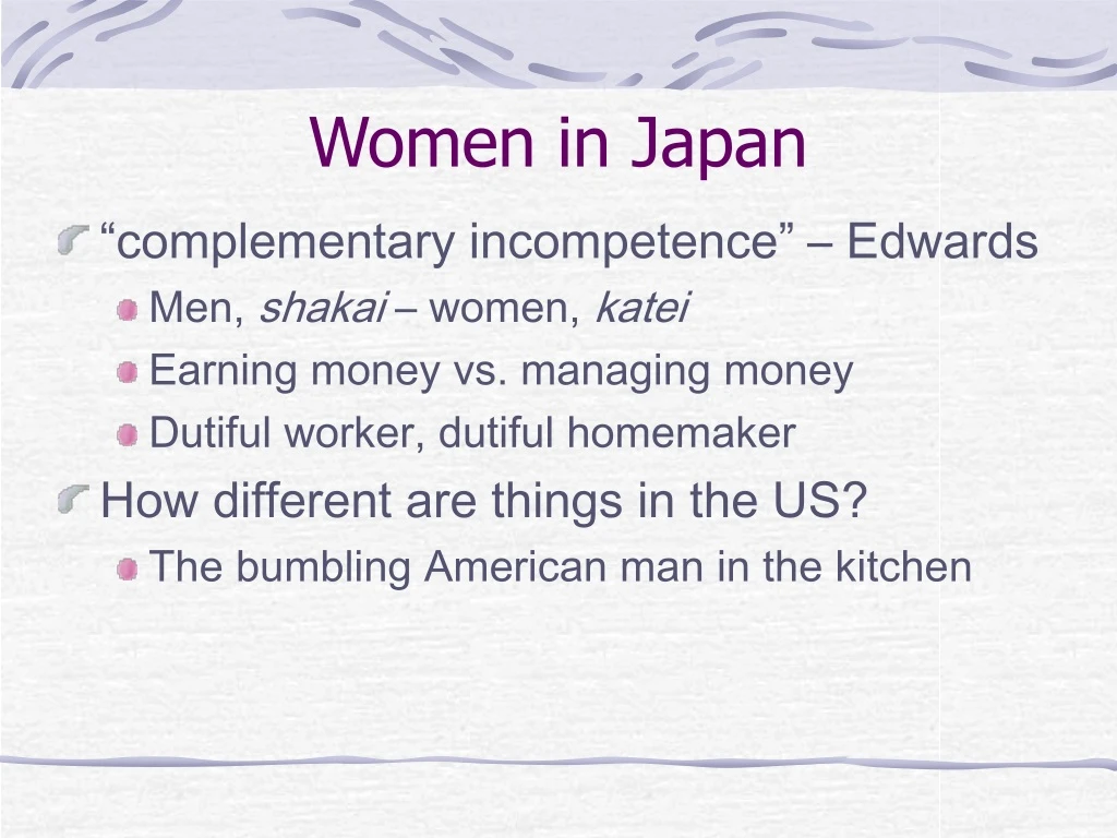 women in japan