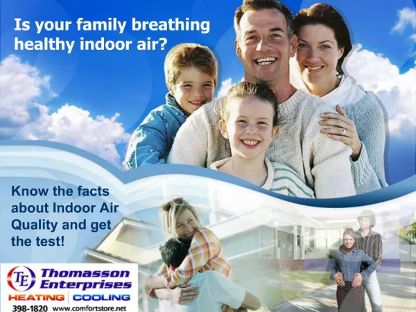 Is your family breathing healthy indoor air