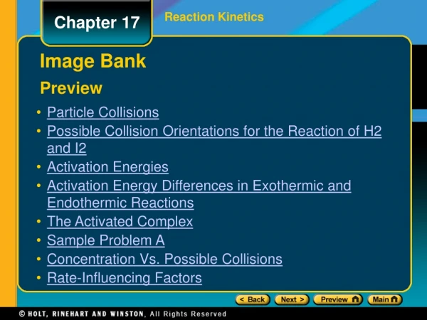 Particle Collisions Possible Collision Orientations for the Reaction of H2 and I2