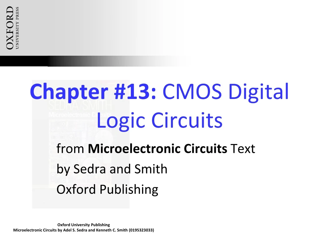 chapter 13 cmos digital logic circuits