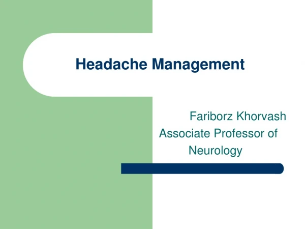 Headache Management