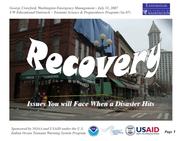 Issues You will Face When a Disaster Hits