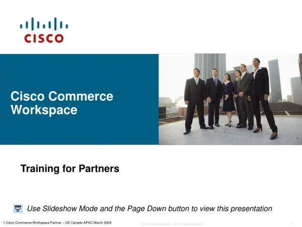 Cisco Commerce Workspace