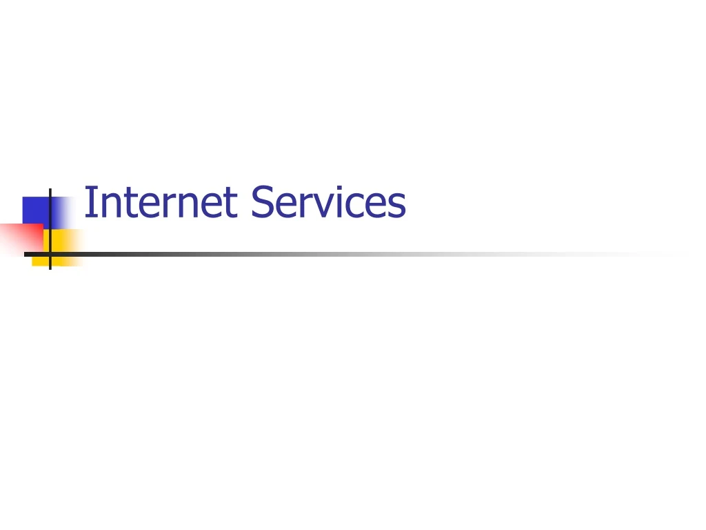 internet services