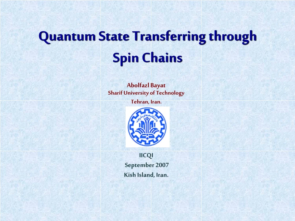quantum state transferring through spin chains