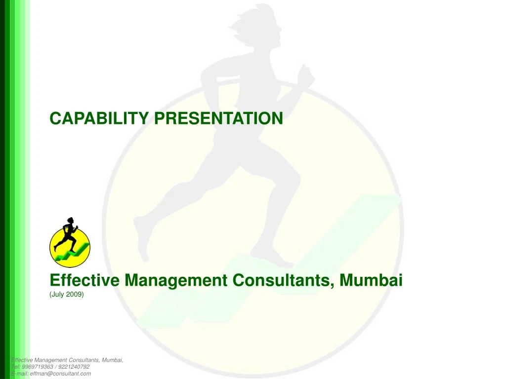 capability presentation effective management