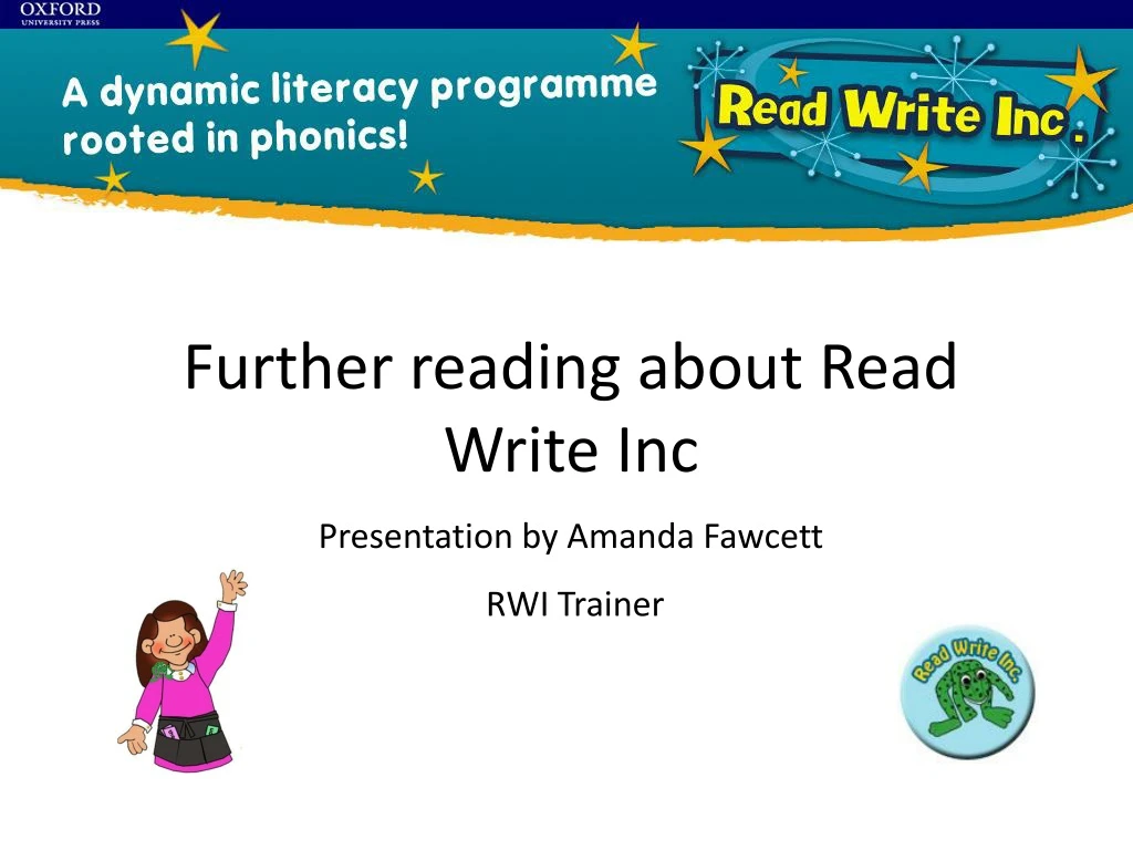 further reading about read write inc presentation