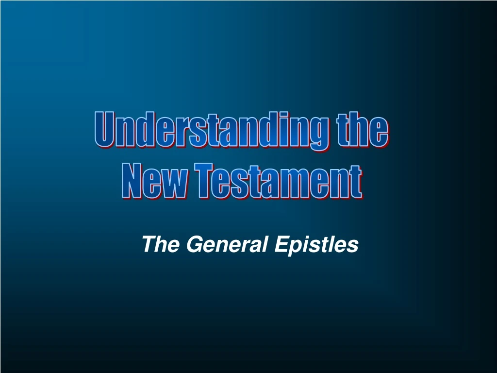 the general epistles