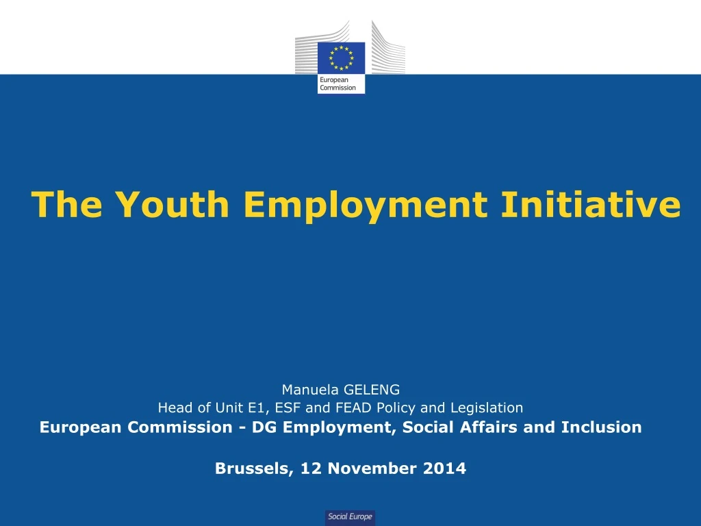 the youth employment initiative