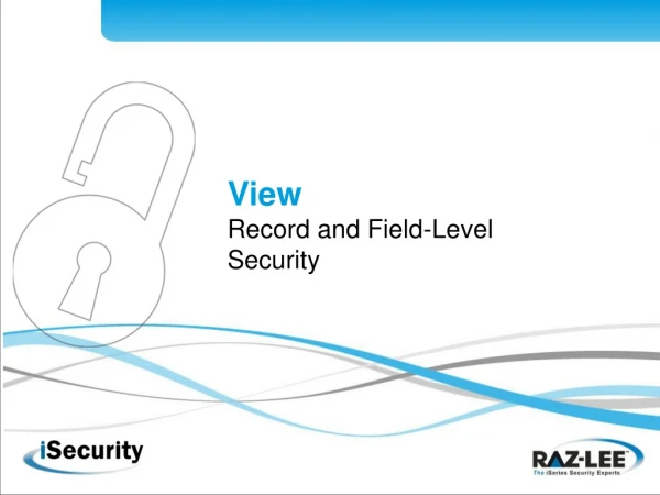 View Record and Field-Level Security