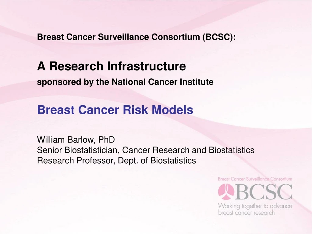 breast cancer surveillance consortium bcsc