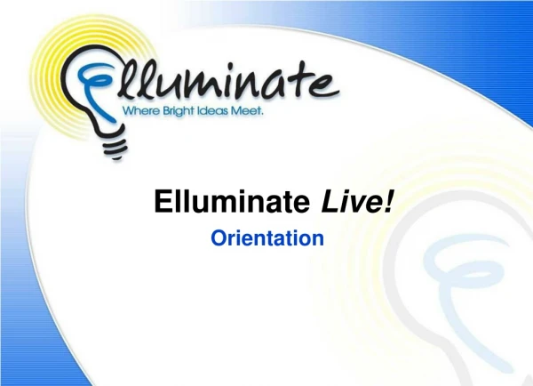 Elluminate  Live!