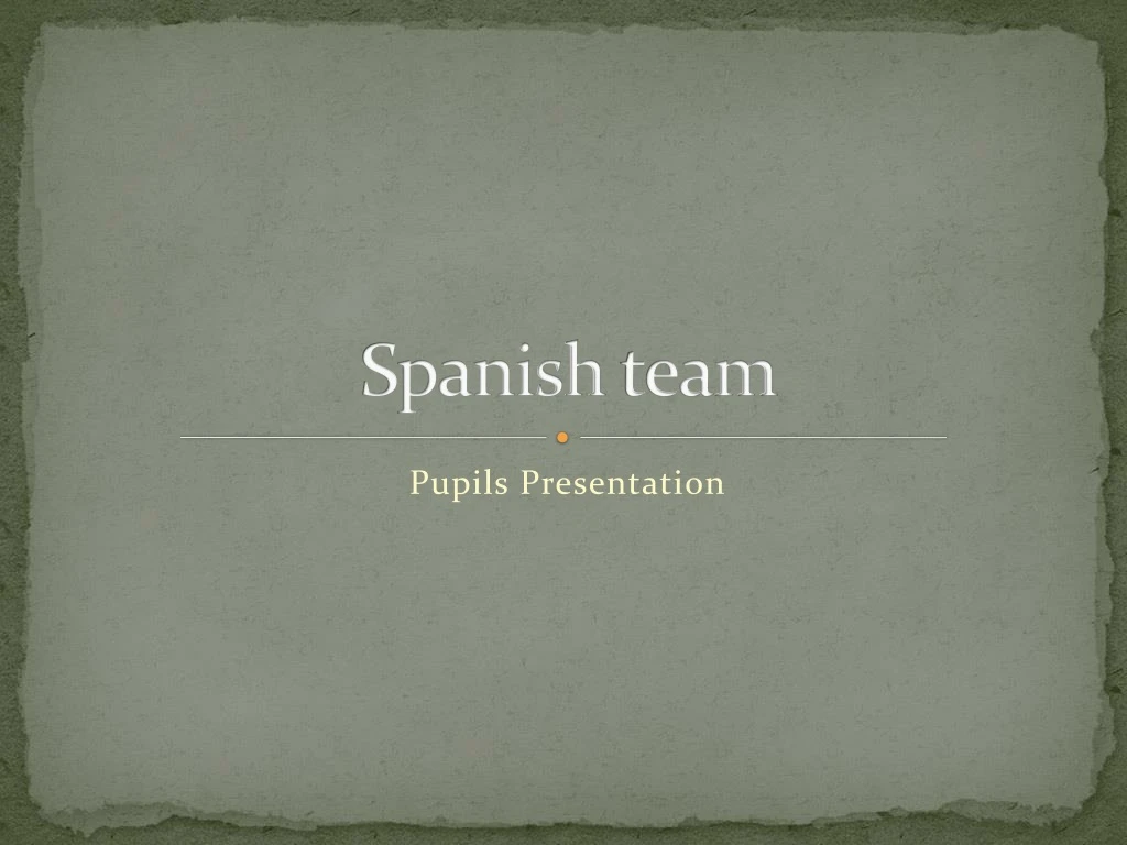 spanish team