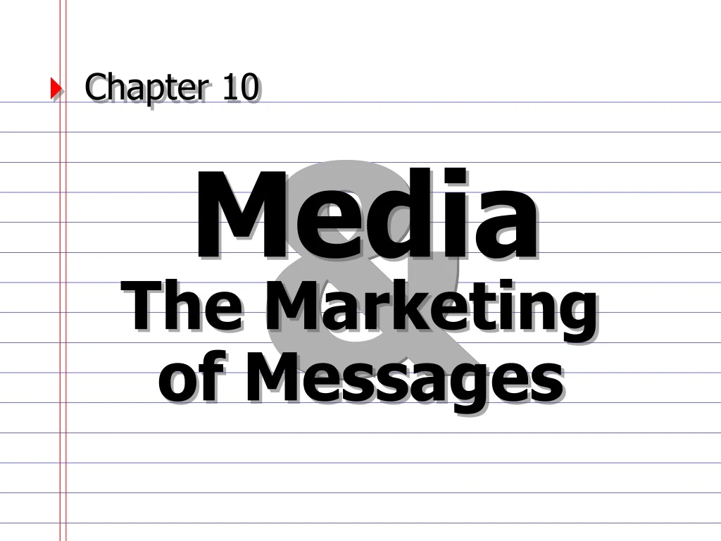 the marketing of messages