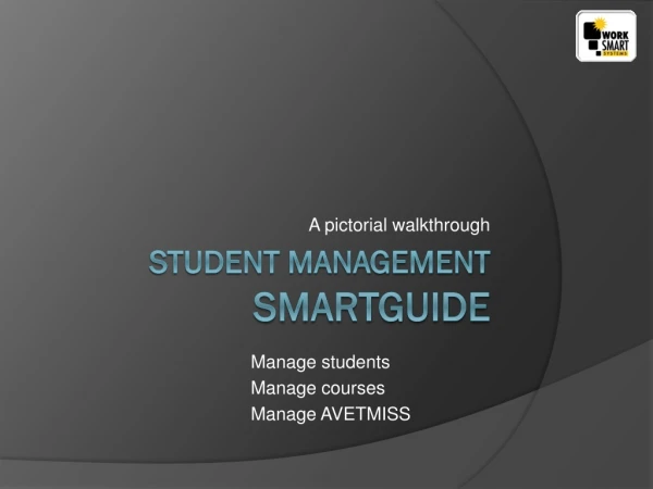 Student management  SmartGuide