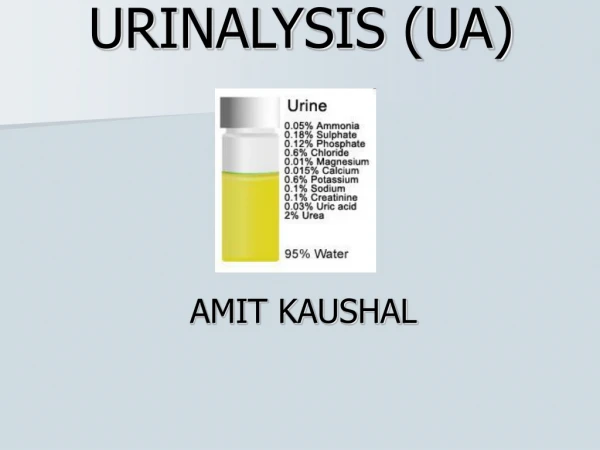 URINALYSIS (UA)