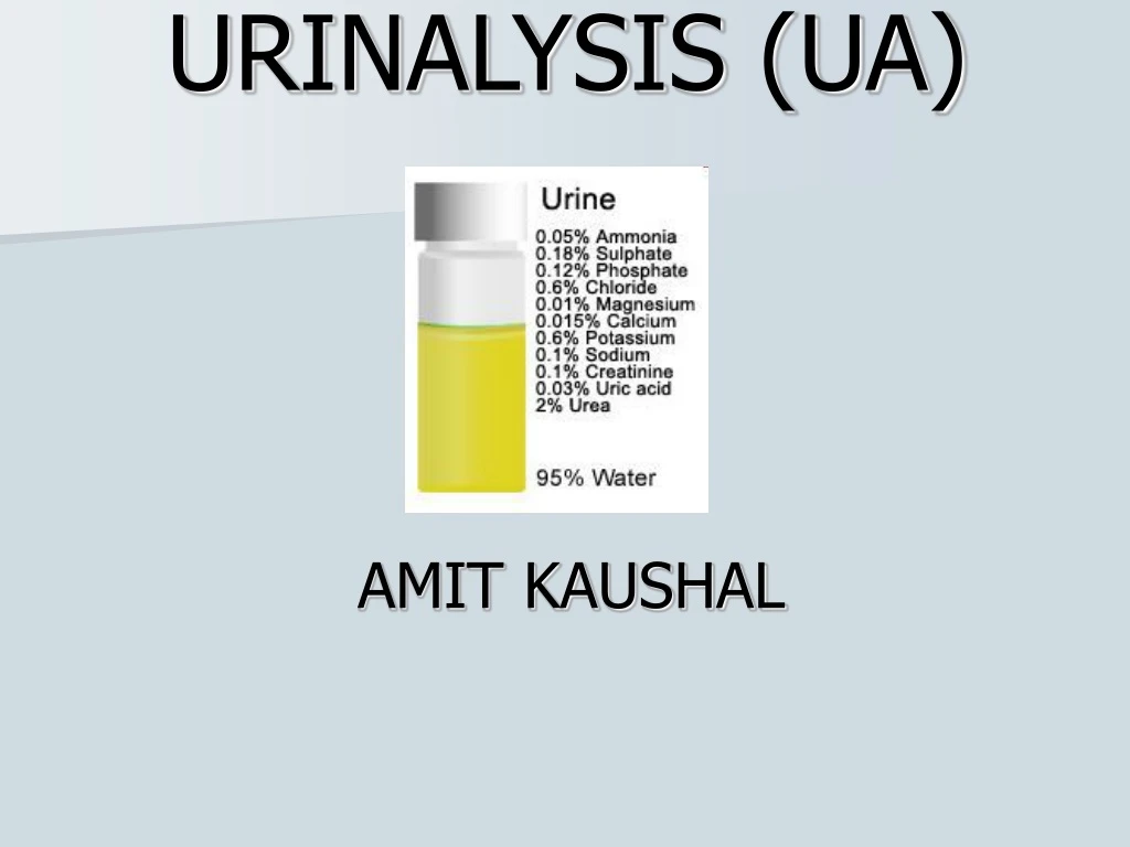 urinalysis ua